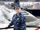 "JEHO" PONORKA. Ian Johnson, velitel americk� ponorky USS Connecticut, kter�