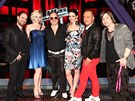 Michal David a jeho t�m: Petr Kutheil, Ivanna Bagov�, Kate�ina Petr��ov�,