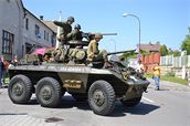 Velichovkami projela historická válečná vozidla