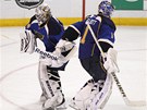 ST��D�N� STR���. Hokejist� Los Angeles Kings dostali soupe�e ze St. Louis do
