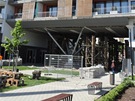 Provizorn� podp�ry nosn� konstrukce ��sti rezidence Prague Marina