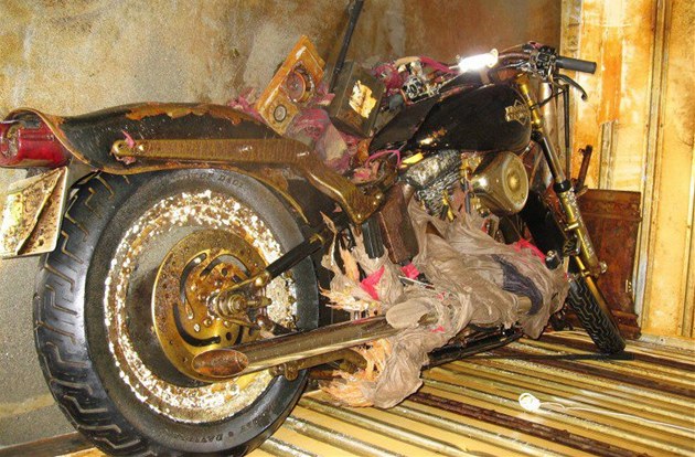 V Kanad� nalezen� Harley-Davidson, kter� do mo�e spl�chla japonsk� tsunami z
