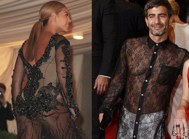 Beyoncé a Marc Jacobs v newyorském Metropolitním muzeu (7. kv�tna 2012)