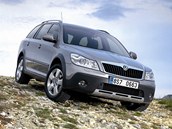 Octavia Scout zmizela s kv�tnem z cen�ku �kody.