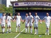 RADOST. Fotbalisté Ústí nad Labem se radují z výhry.
