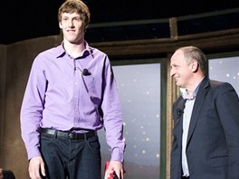 Basketbalista Jan Vesel� v Show Jana Krause
