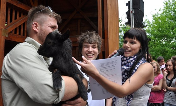 Martin Harich a Marcela Skřivánková v ZOO Martin Harich a Marcela Skřivánková v ZOO