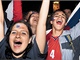 JE TO DOMA! Fanou�ci j�saj� p�i z�v�re�n�m hvizdu fotbalov�ho mistrovstv�