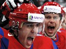 Jevgenij Malkin slav� jeden ze sv�ch t�� g�l� ve �v�dsk� s�ti