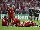 JAK JSME MOHLI PROHR�T? Hr��i Bayernu m�li po cel� z�pas p�evahu, ale v�t�inu