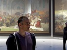 Slovansk� epopej ve Veletr�n�m pal�ci, na sn�mku triptych Kouzlo slova 