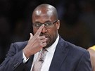 Mike Brown, tren�r Los Angeles Lakers.
