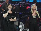 Ilona Cs�kov� a Ivanna Bagov� zazp�valy duet v 6. fin�le Hlasu �eskoSlovenska