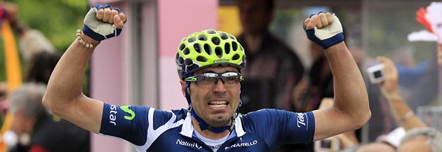 �pan�lsk� cyklista Francisco Ventoso vyhr�l 9. etapu Gira d�Italia.