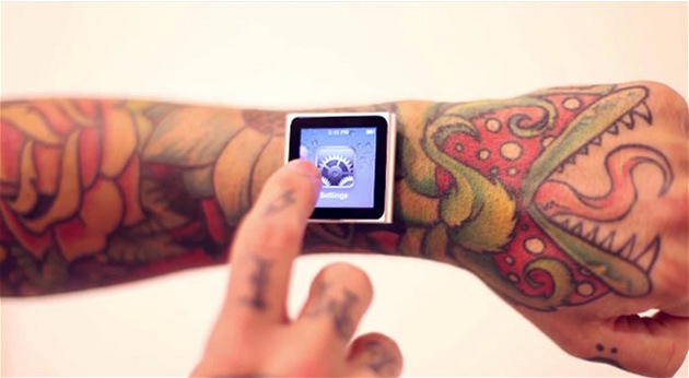 iPod nano s p��slu�enstv�m iDermal