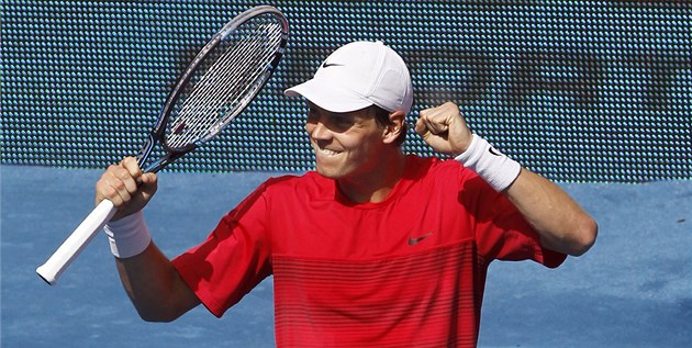 Tom� Berdych j�s� na turnaji v Madridu. 