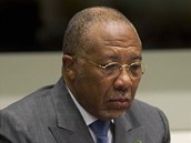 Charles Taylor u Zvl�tn�ho soudu pro Sierru Leone v Haagu (16. kv�tna 2012)