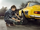 Sebastian Vettel a v�z Alpine A110