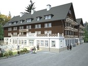 Vizualizace budouc� podoby apartm�nov�ho domu Hubertus v Karlov� Stud�nce. (14.