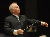 Daniel Barenboim p�i zkou�ce Wiener Phillharmoniker na Pra�ském jaru 2012