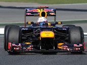 Sebastian Vettel v tréninku na Velkou cenu Španělska.