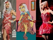 Lady Gaga a jej� �aty z masa