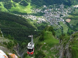 Lanovka na Gemmi nad Leukerbadem