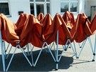 Nůžkový stan: rychle a snadno postavený přístřešek