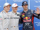 NEJRYCHLEJ�� Z KVALIFIKACE. Pole position ve Velk� cen� Monaka vybojoval