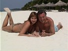 Karel Gott s partnerkou Ivanou na Maledivách (prosinec 2004) Karel Gott s partnerkou Ivanou na Maledivách (prosinec 2004)