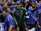 HRDINA CHELSEA. �esk� brank�� Petr �ech byl hlavn�m str�jcem triumfu Chelsea v