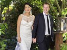 Priscilla Chanov� a Mark Zuckerberg se vzali v sobotu 19. kv�tna 2012.