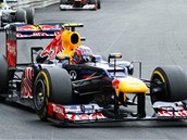 V�T�Z. Australan Mark Webber s Red Bullem vyhr�l Velkou cenu Monaka formule 1.