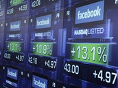 Akcie Facebooku na burze (Ilustra�n� sn�mek)