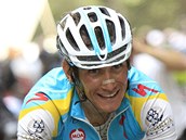 SOUST�ED�N�. Roman Kreuziger si jede pro prvenstv� v 19. etap� Gira.