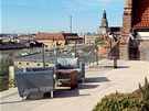 Terasa vratislavsk�ho hotelu Monopol