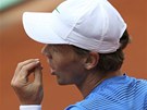 TOHLE NE! Nespokojen� gesto Tom�e Berdycha v osmifin�lov�m duelu Roland Garros