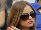 Ester Satorov�, p��telkyn� Tom�e Berdycha, sleduje jeho souboj s jihoafrick�m