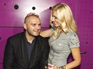 Rytmus a Dara Rolins na party po skon�en� Hlasu �eskoSlovenska
