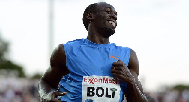 Usain Bolt na mítinku Diamantové ligy v Oslu