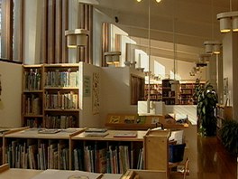 Interiéry knihovny Městského centra Interiéry knihovny Městského centra