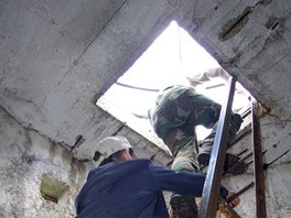 Výstup na vyhlídkovou plošinu geodetické věže Výstup na vyhlídkovou plošinu geodetické věže