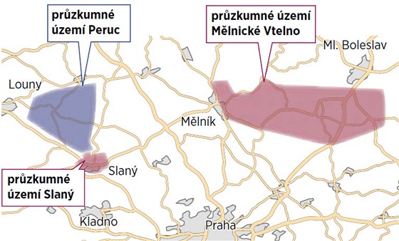 Kde chtějí firmy zkoumat ložiska černého uhlí Kde chtějí firmy zkoumat ložiska černého uhlí