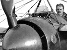 Morane-Saulnier N - dobře je vidět zeslabení listů vrtule Morane-Saulnier N - dobře je vidět zeslabení listů vrtule