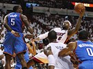 LeBron James z Miami st��l� na ko� Oklahomy City.
