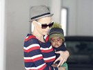 Ost�íhaná Charlize Theronová a její syn Jackson (11. �ervna 2012)