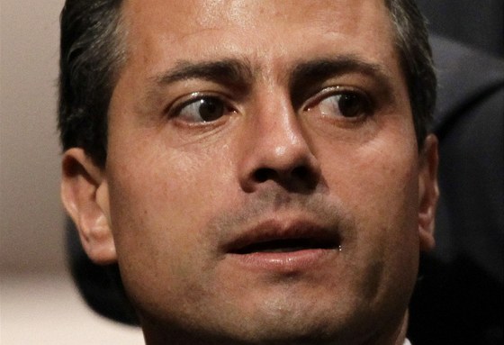 Prezidentsk� kandid�t Revolu�n� institucion�ln� strany (PRI) Enrique Pena