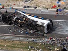 Nehoda �eského autobusu na chorvatské dálnici A1, p�i ní� zahynulo osm lidí a...