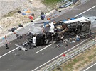 Nehoda �eského autobusu na chorvatské dálnici A1, p�i ní� zahynulo osm lidí a...