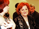 Vlasta Parkanov� ve Sn�movn� p�ed jedn�n�m mand�tov�ho a imunitn�ho v�boru,